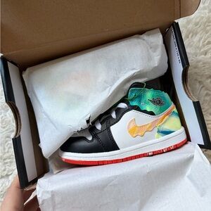 Jordan Kids Sneakers Black White Multicolor